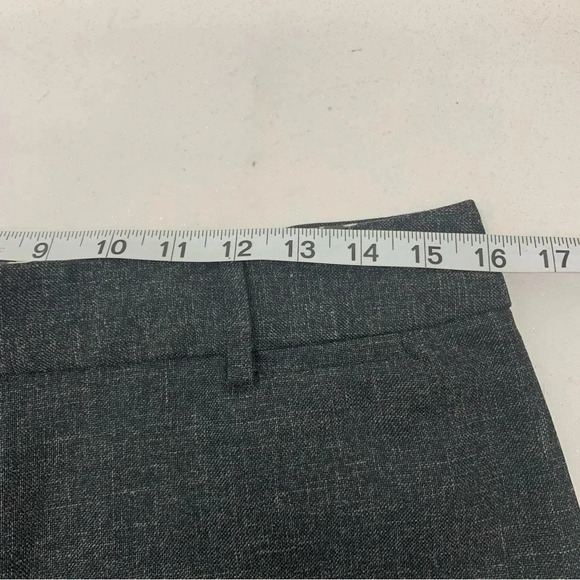 Isaac Mizrahi Trouser Pants Linen Blend Woman Size 6 Gray Straight Career Work - Picture 10 of 13
